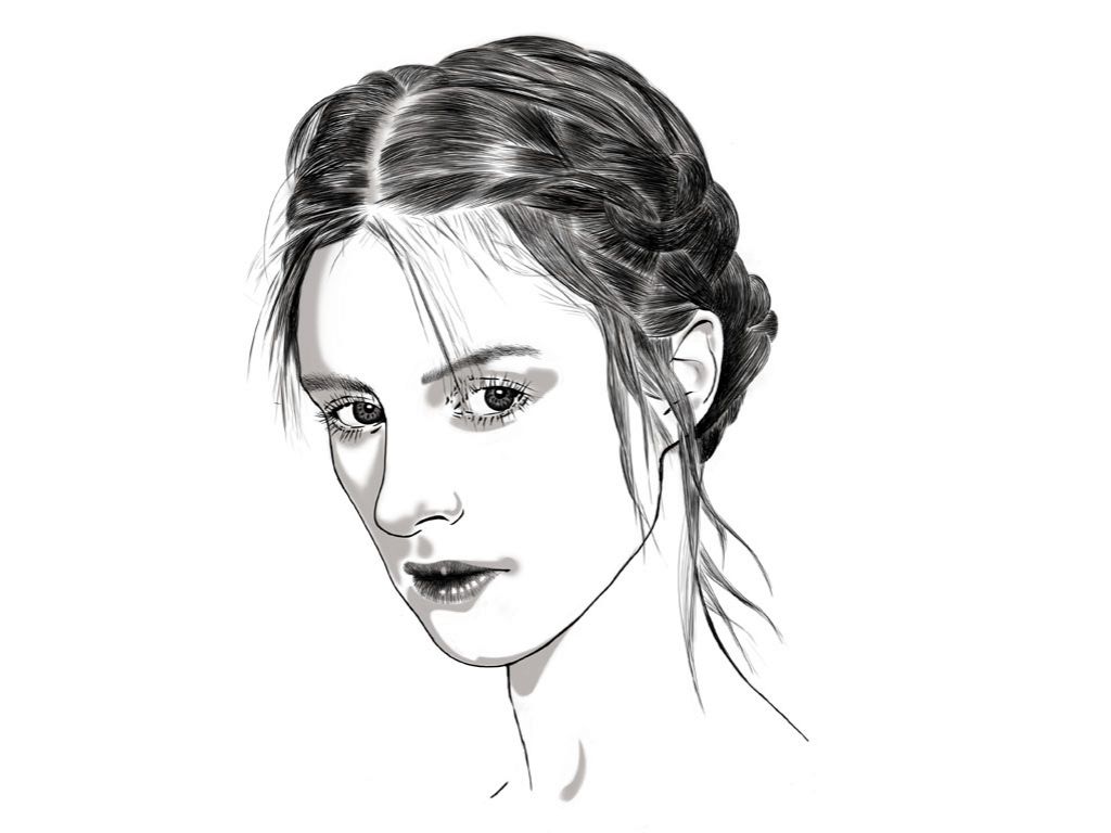 piaf GmbH Textil und Grafik: Illustration -  Milkmaid 1 