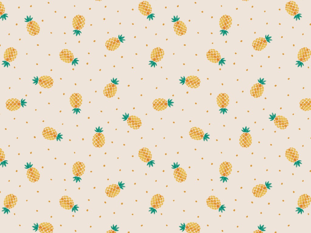 piaf GmbH Textil und Grafik: Textildesign -  Alloverdruck mit kleinen Ananas 